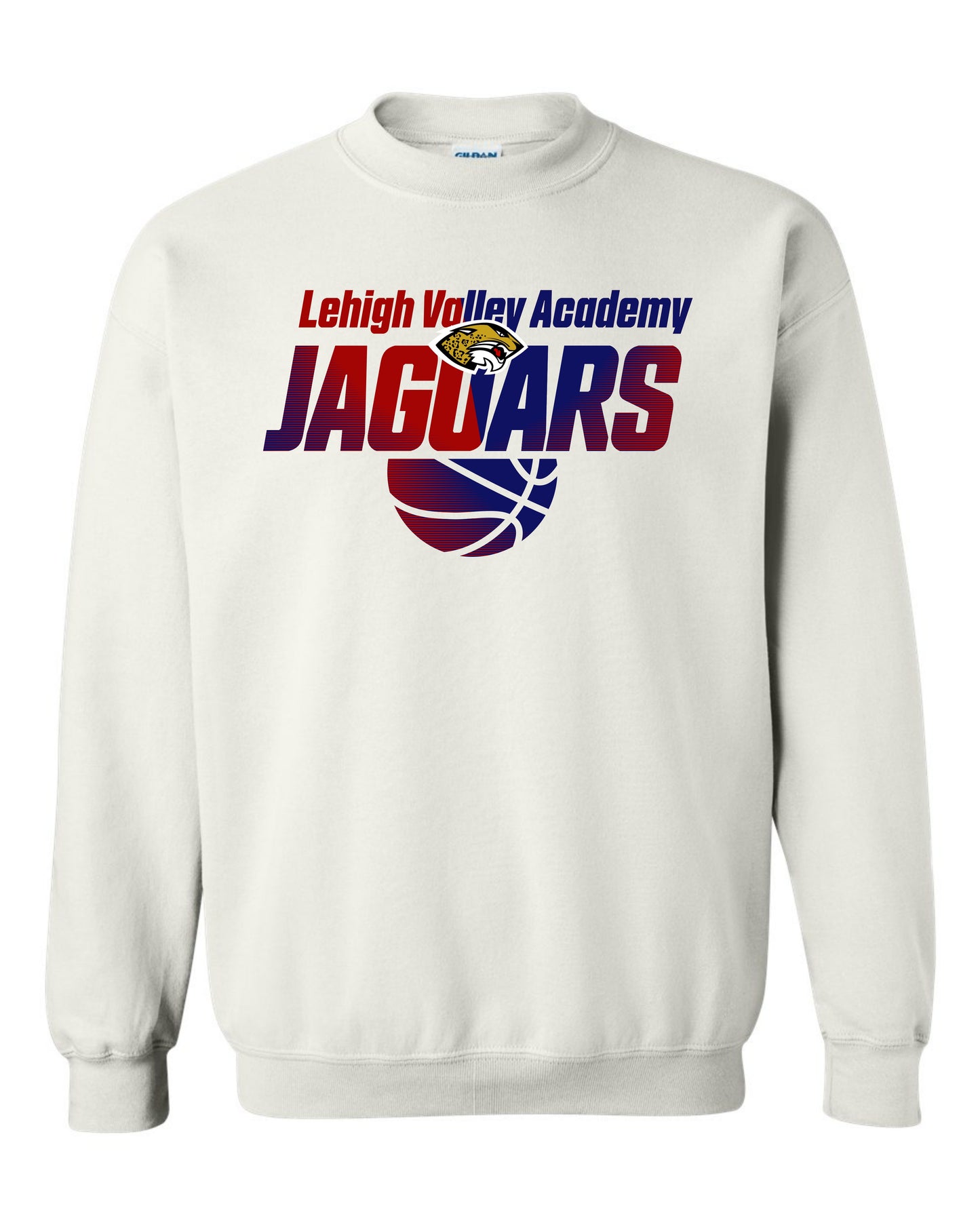 LVA Jaguars Basketball Ombre - Adult Sweatshirts