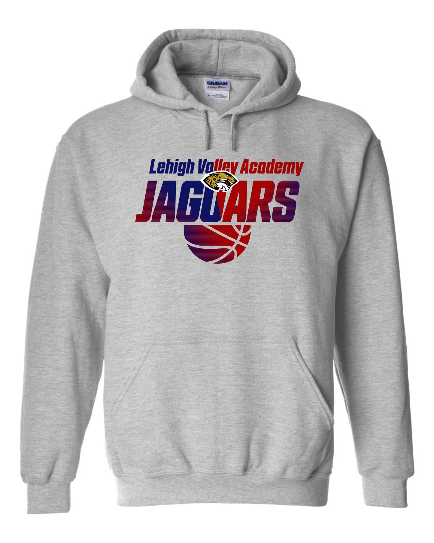LVA Jaguars Basketball Ombre - Adult Hoodie