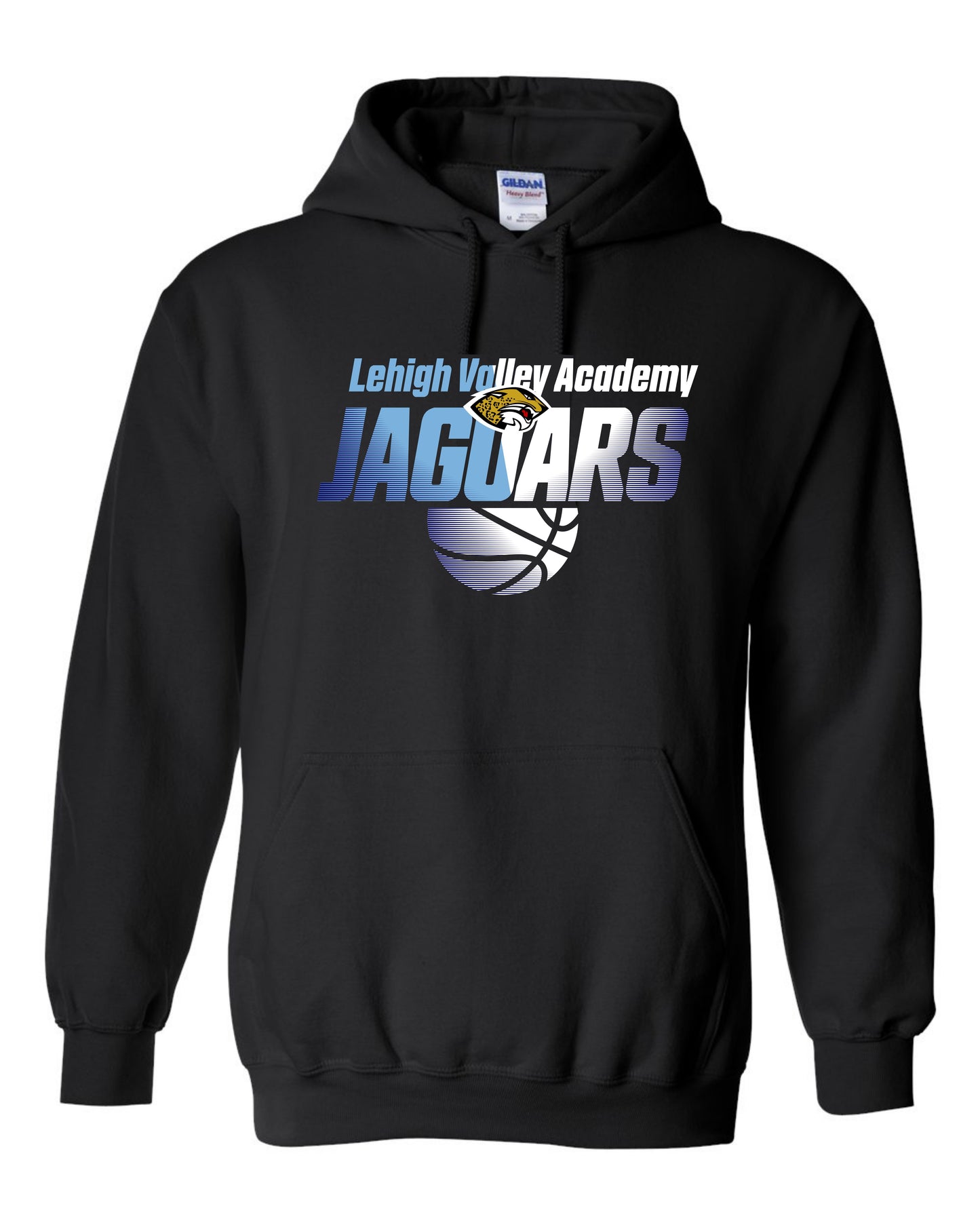 LVA Jaguars Basketball Ombre - Adult Hoodie