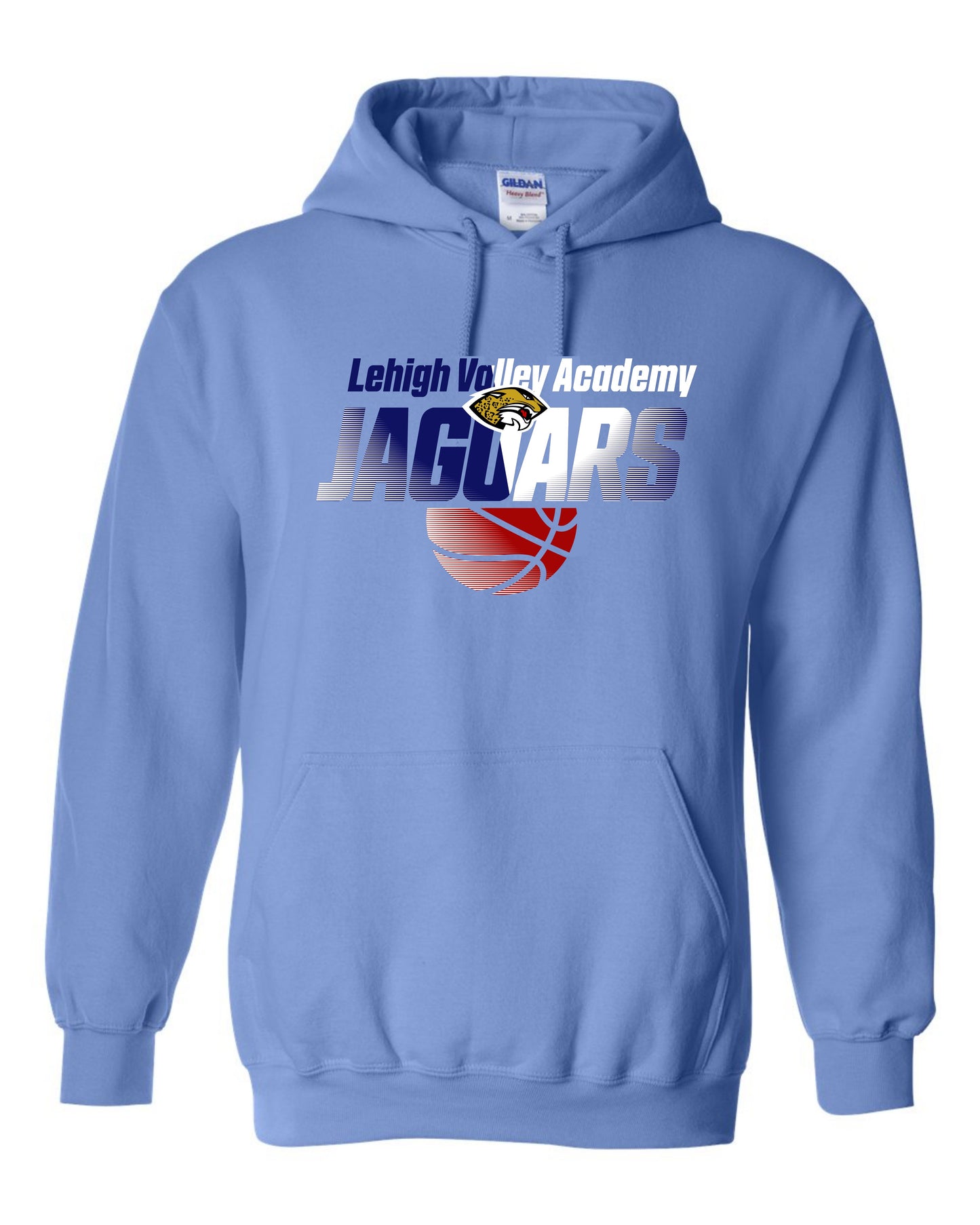 LVA Jaguars Basketball Ombre - Adult Hoodie