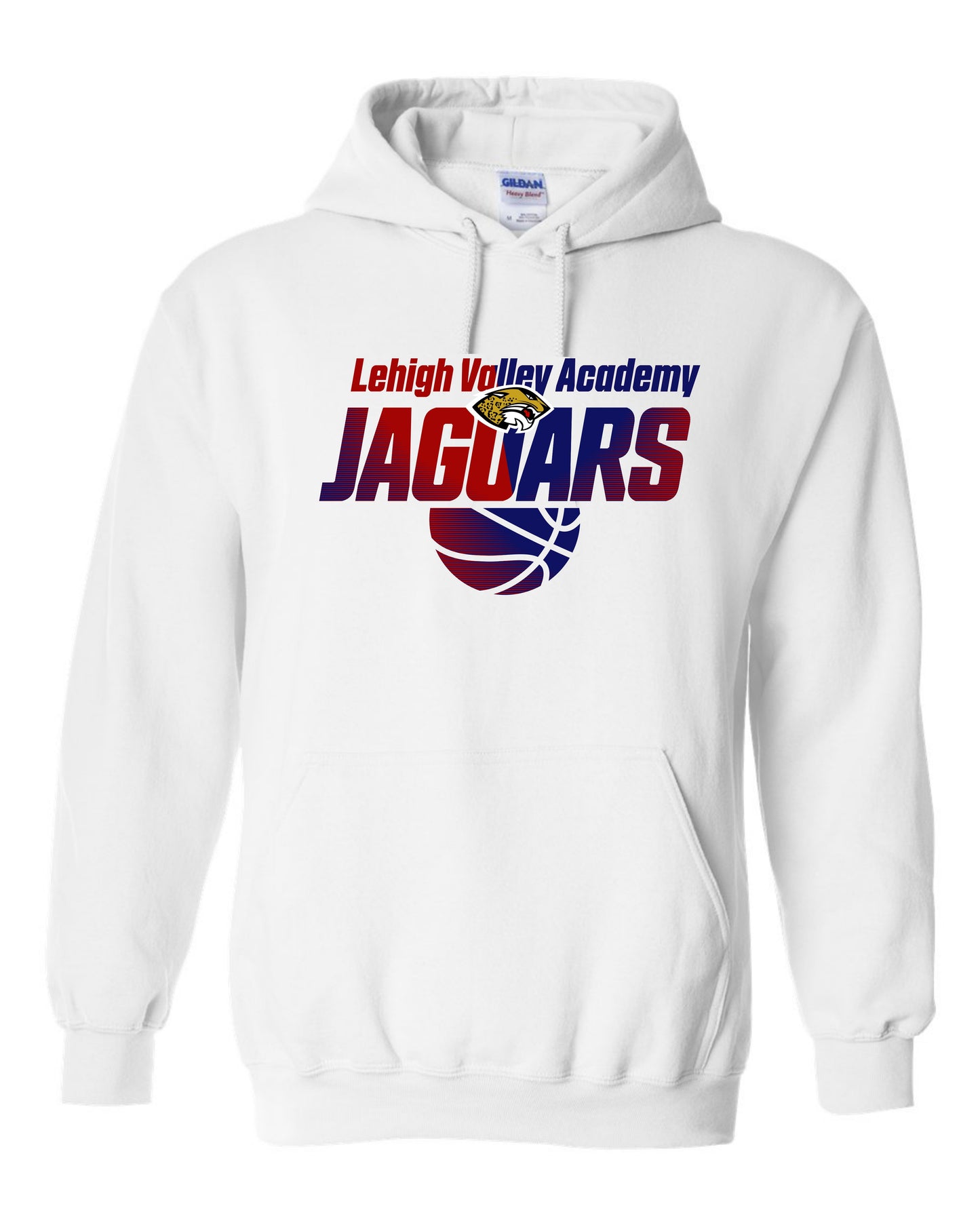 LVA Jaguars Basketball Ombre - Adult Hoodie