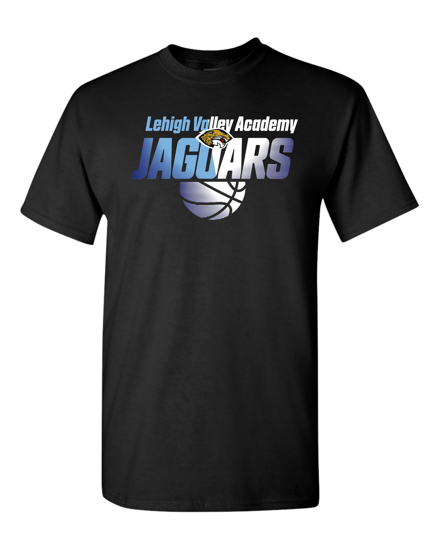 LVA Jaguars Basketball Ombre - Adult Tee