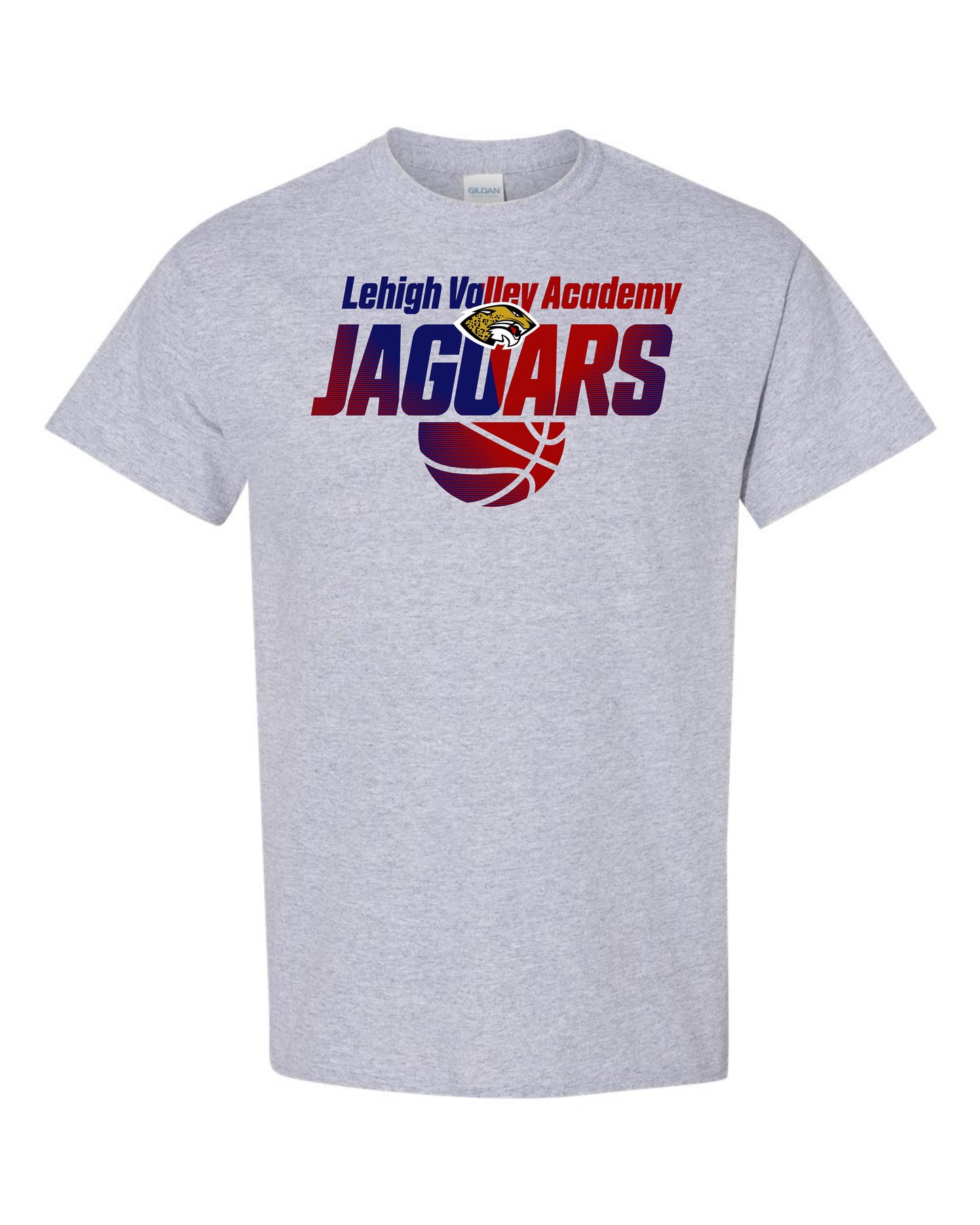 LVA Jaguars Basketball Ombre - Adult Tee