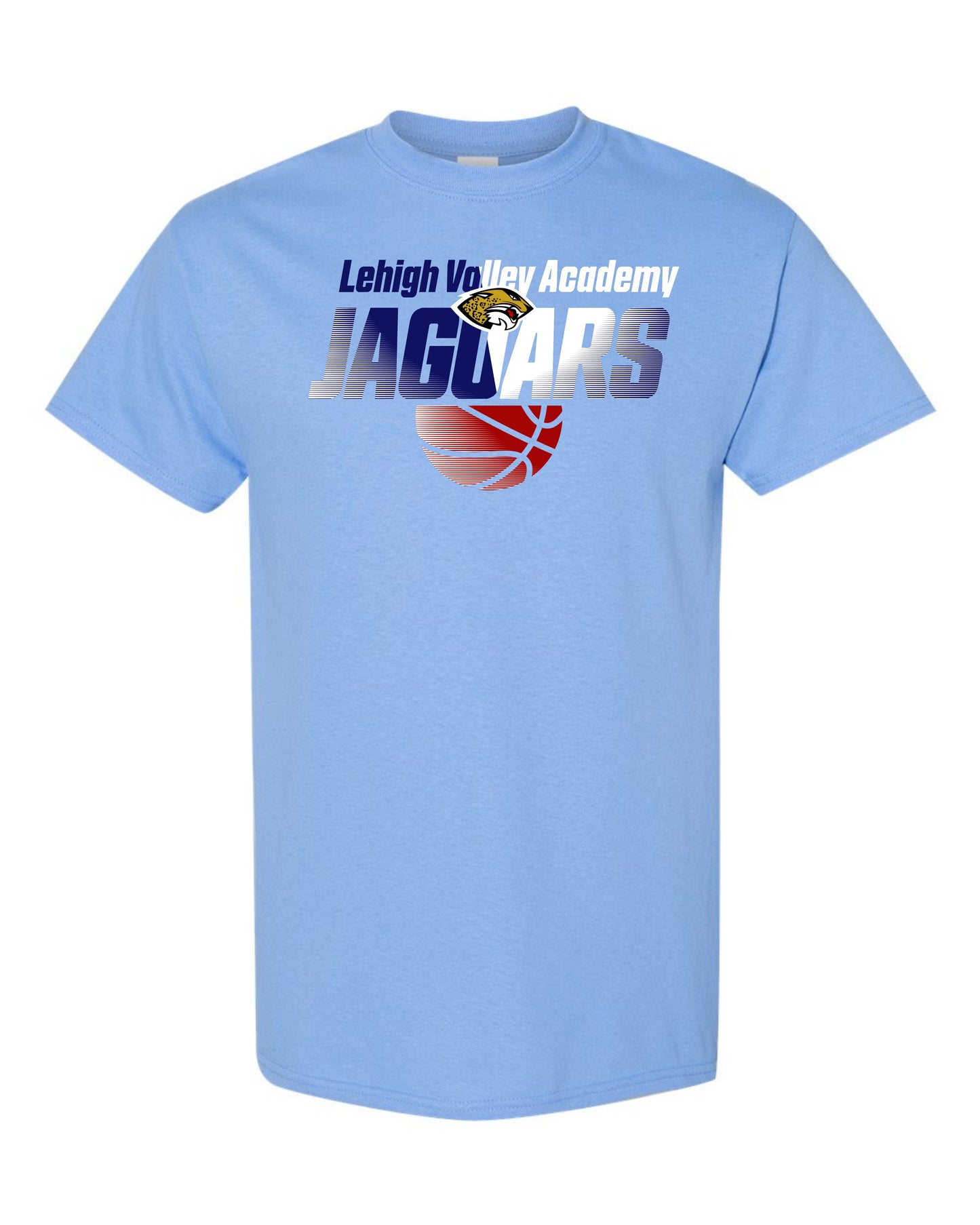 LVA Jaguars Basketball Ombre - Adult Tee