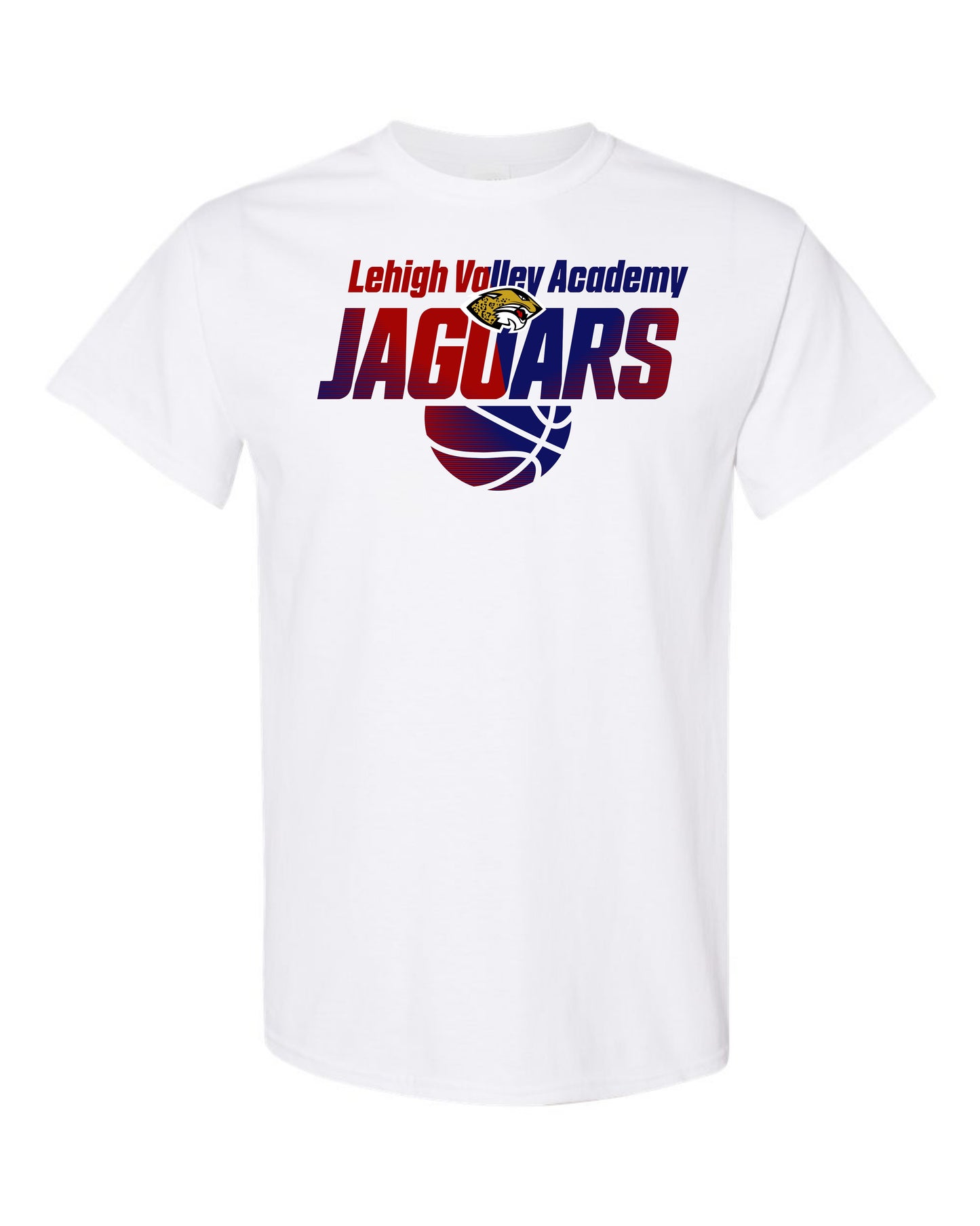LVA Jaguars Basketball Ombre - Adult Tee