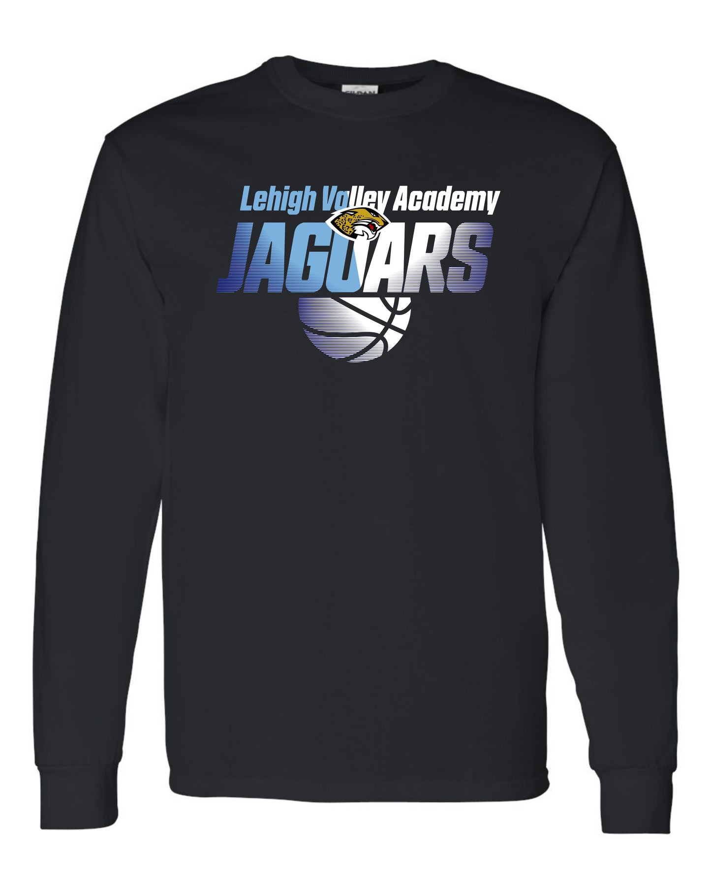 LVA Jaguars Basketball Ombre - Adult Long Sleeve