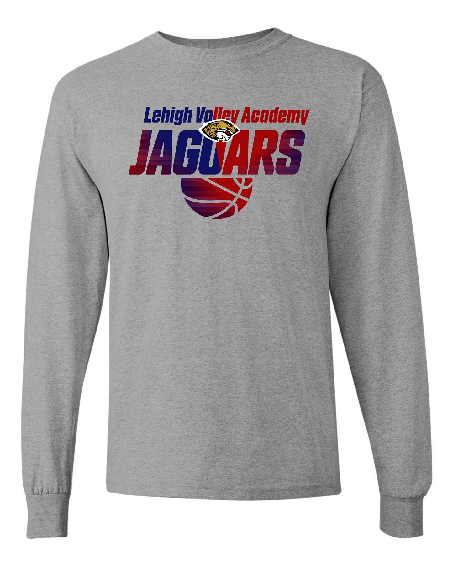 LVA Jaguars Basketball Ombre - Adult Long Sleeve