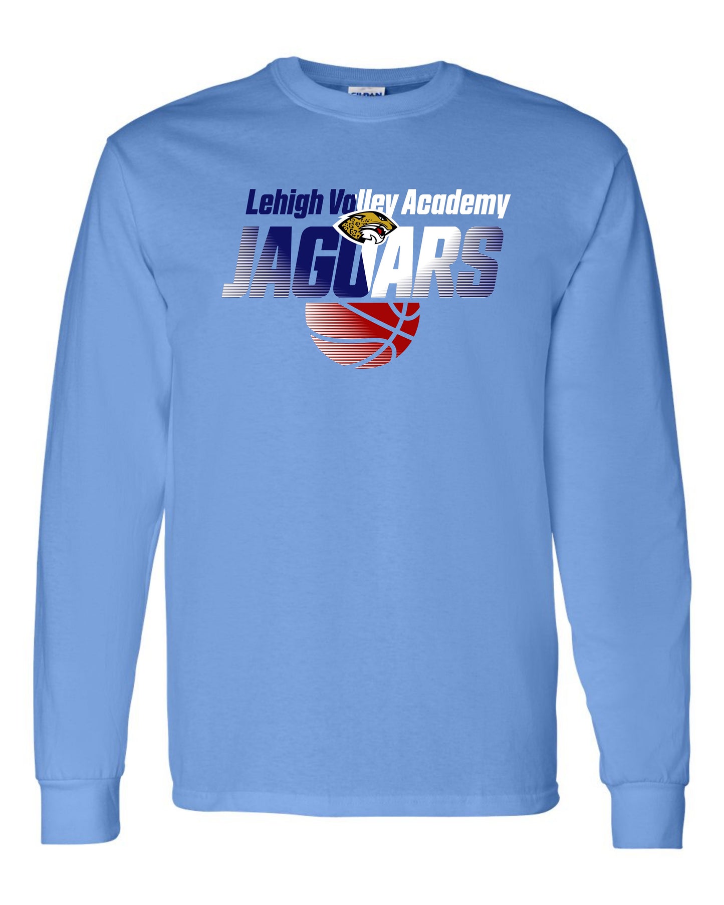 LVA Jaguars Basketball Ombre - Adult Long Sleeve