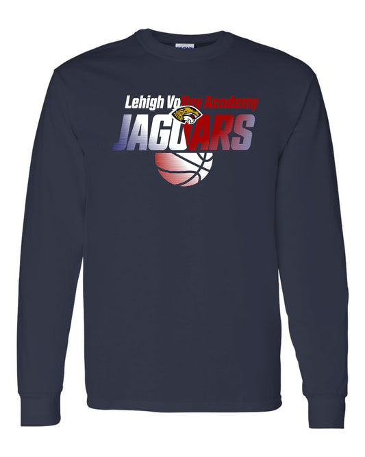 LVA Jaguars Basketball Ombre - Youth Long Sleeve