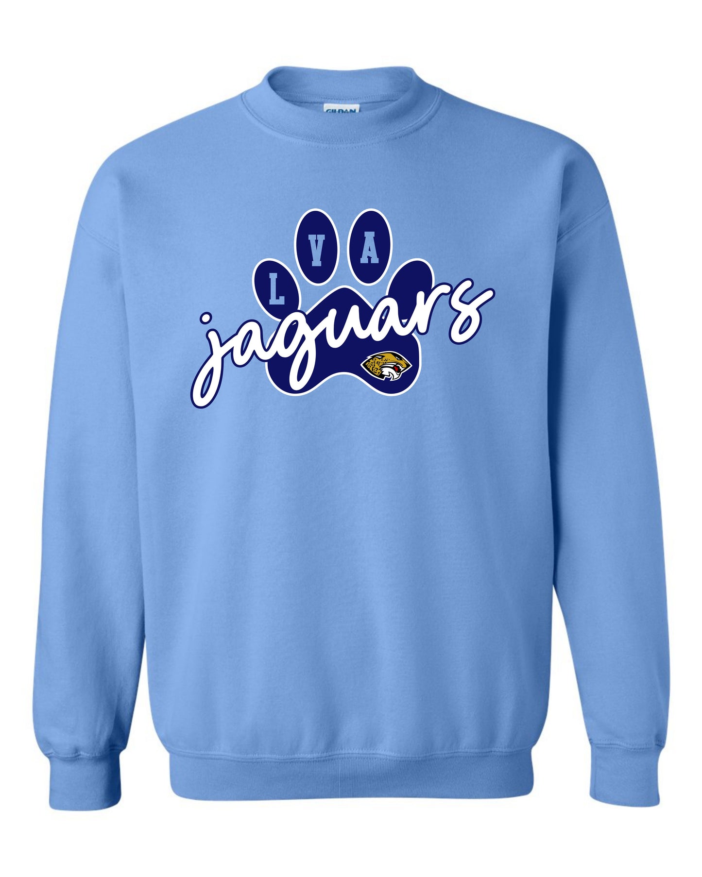 LVA Jaguars Paw - Adult Sweatshirts (Design Color Set 1)