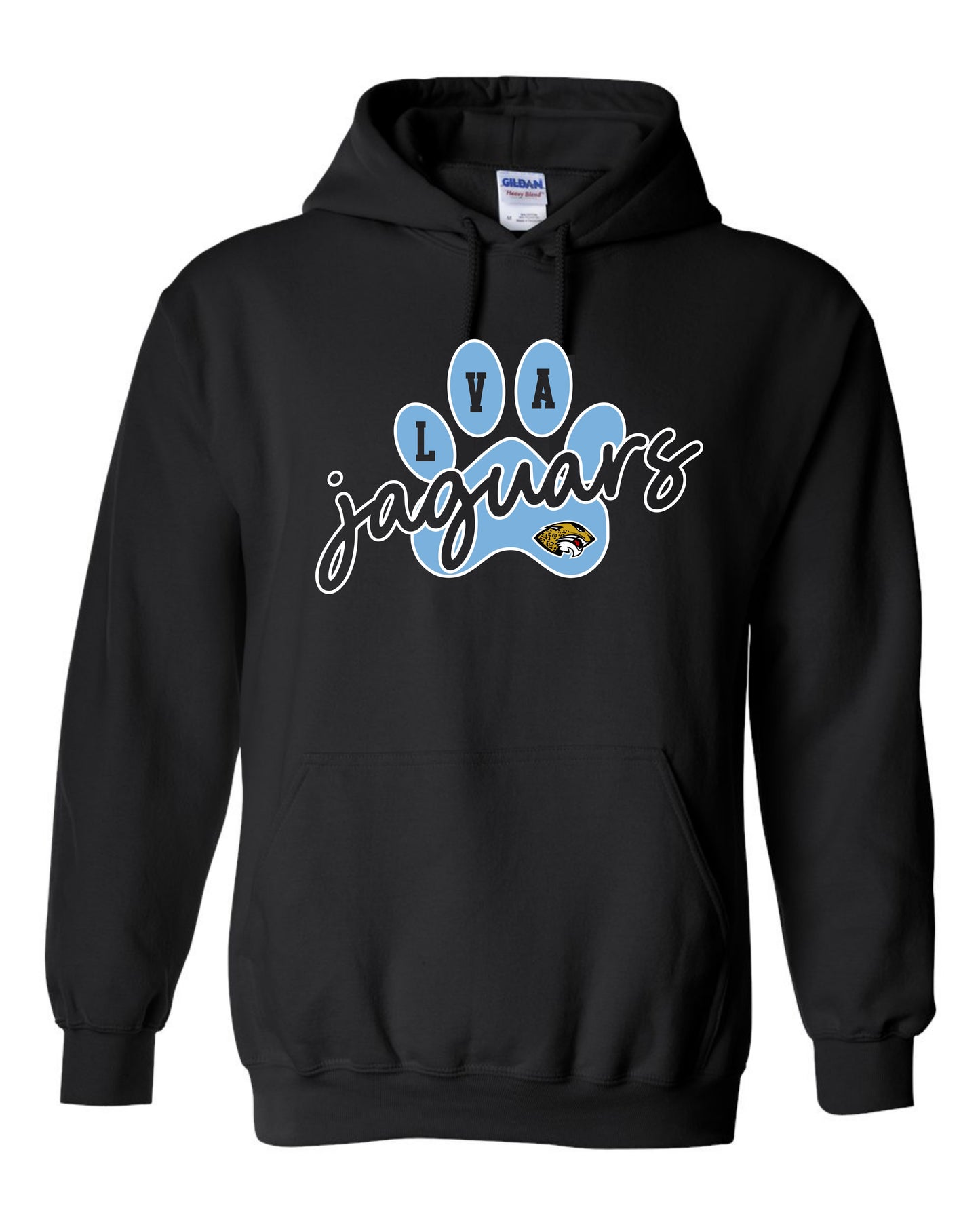 LVA Jaguars Paw - Adult Hoodie (Design Color Set 1)