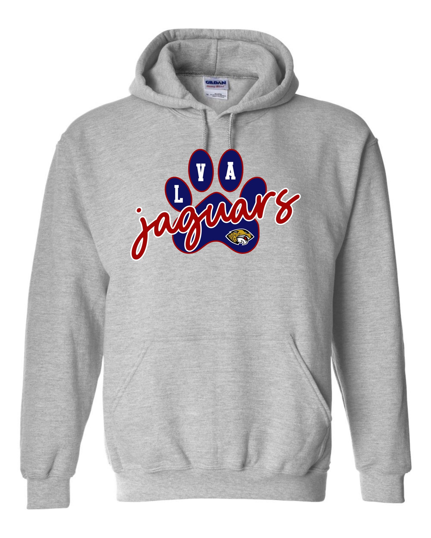 LVA Jaguars Paw - Adult Hoodie (Design Color Set 1)