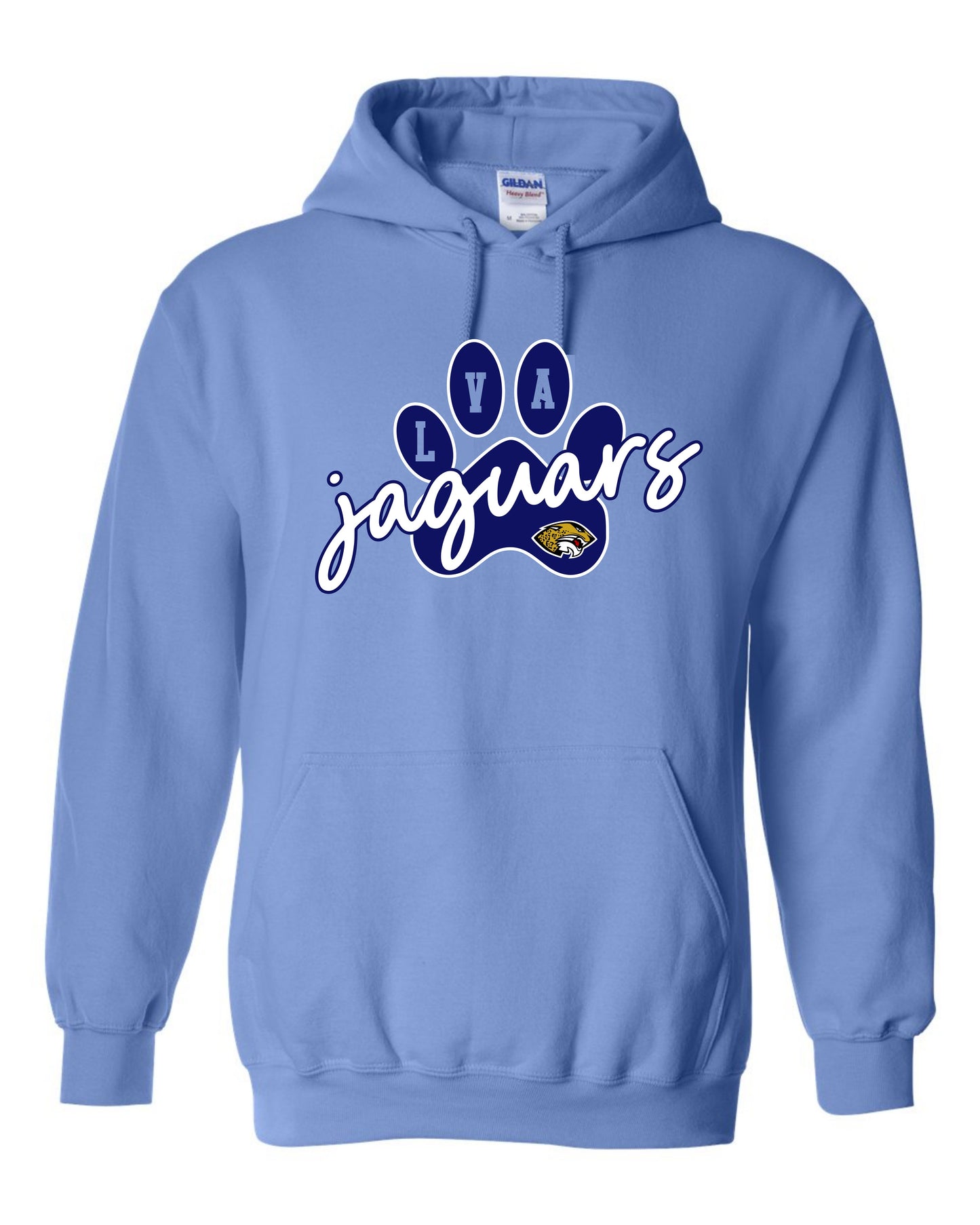 LVA Jaguars Paw - Adult Hoodie (Design Color Set 1)