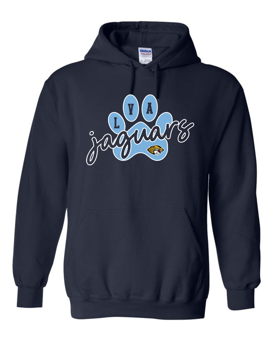 LVA Jaguars Paw - Adult Hoodie (Design Color Set 1)