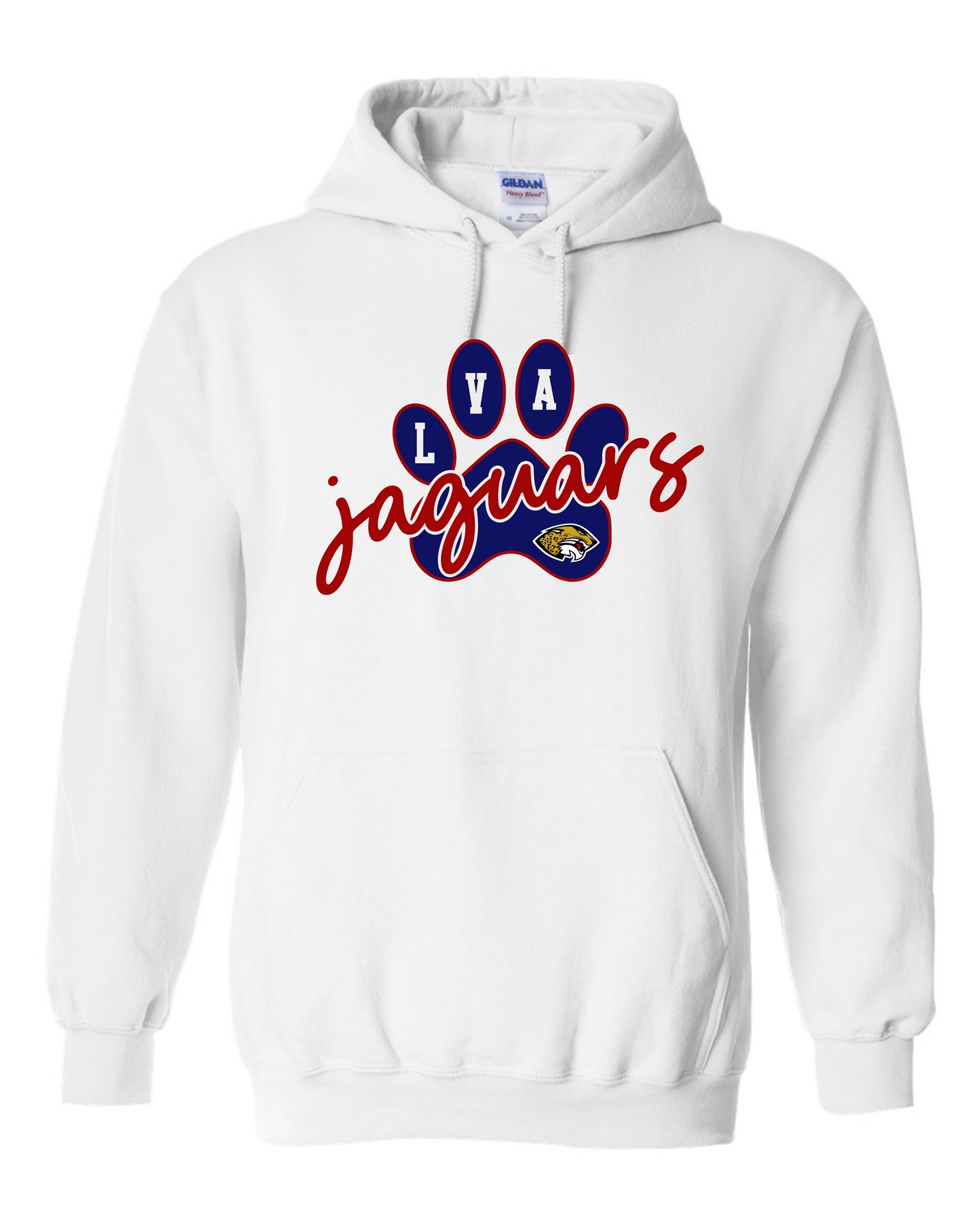 LVA Jaguars Paw - Adult Hoodie (Design Color Set 1)