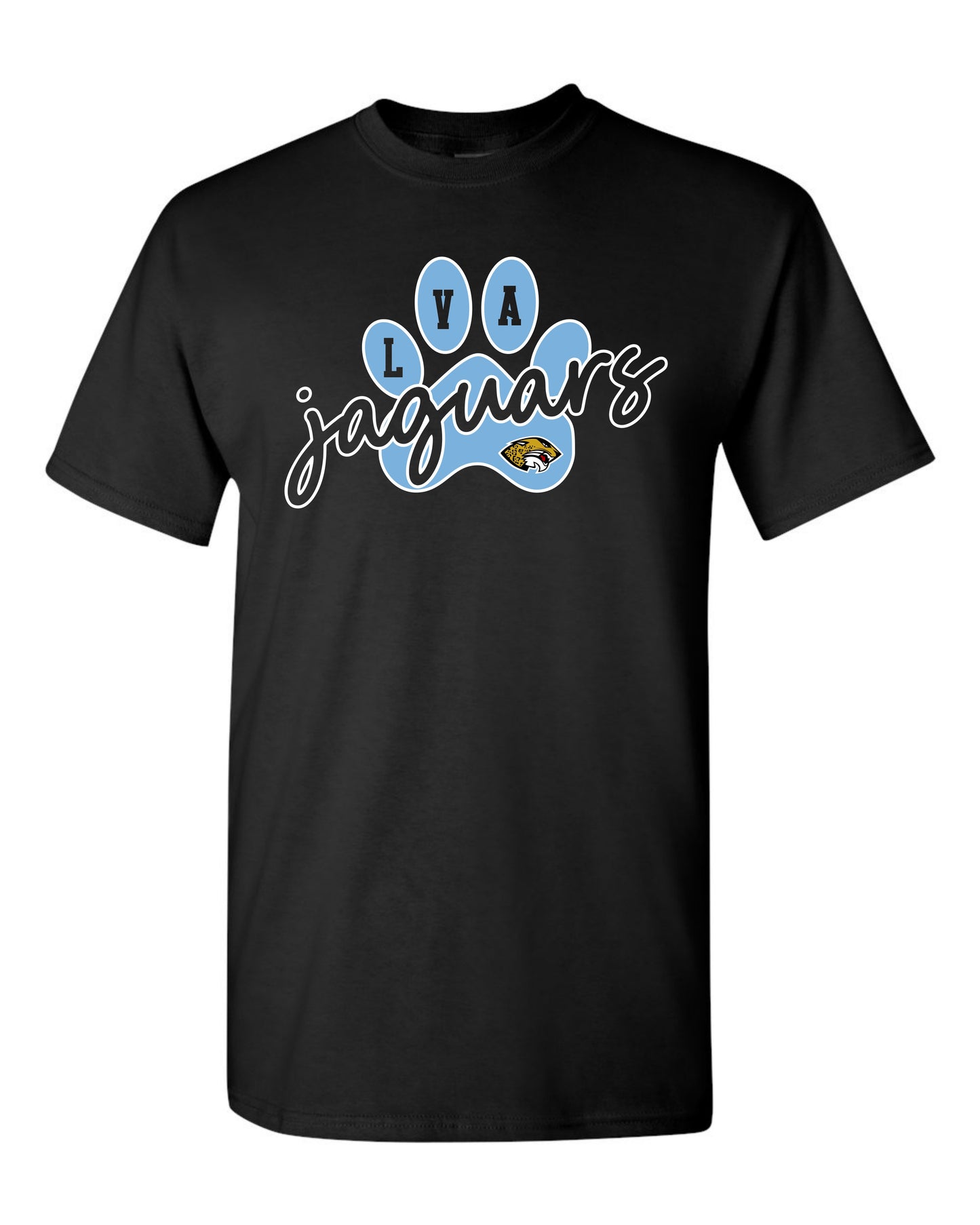 LVA Jaguars Paw - Adult Tee (Design Color Set 1)