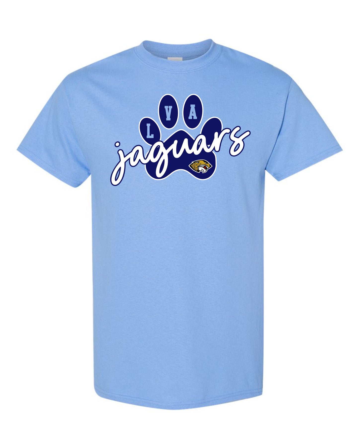 LVA Jaguars Paw - Adult Tee (Design Color Set 1)