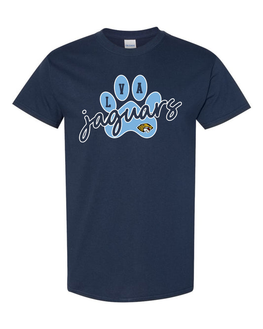 LVA Jaguars Paw - Adult Tee (Design Color Set 1)