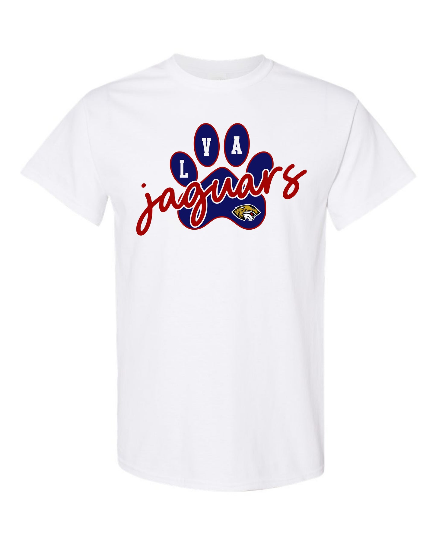 LVA Jaguars Paw - Adult Tee (Design Color Set 1)