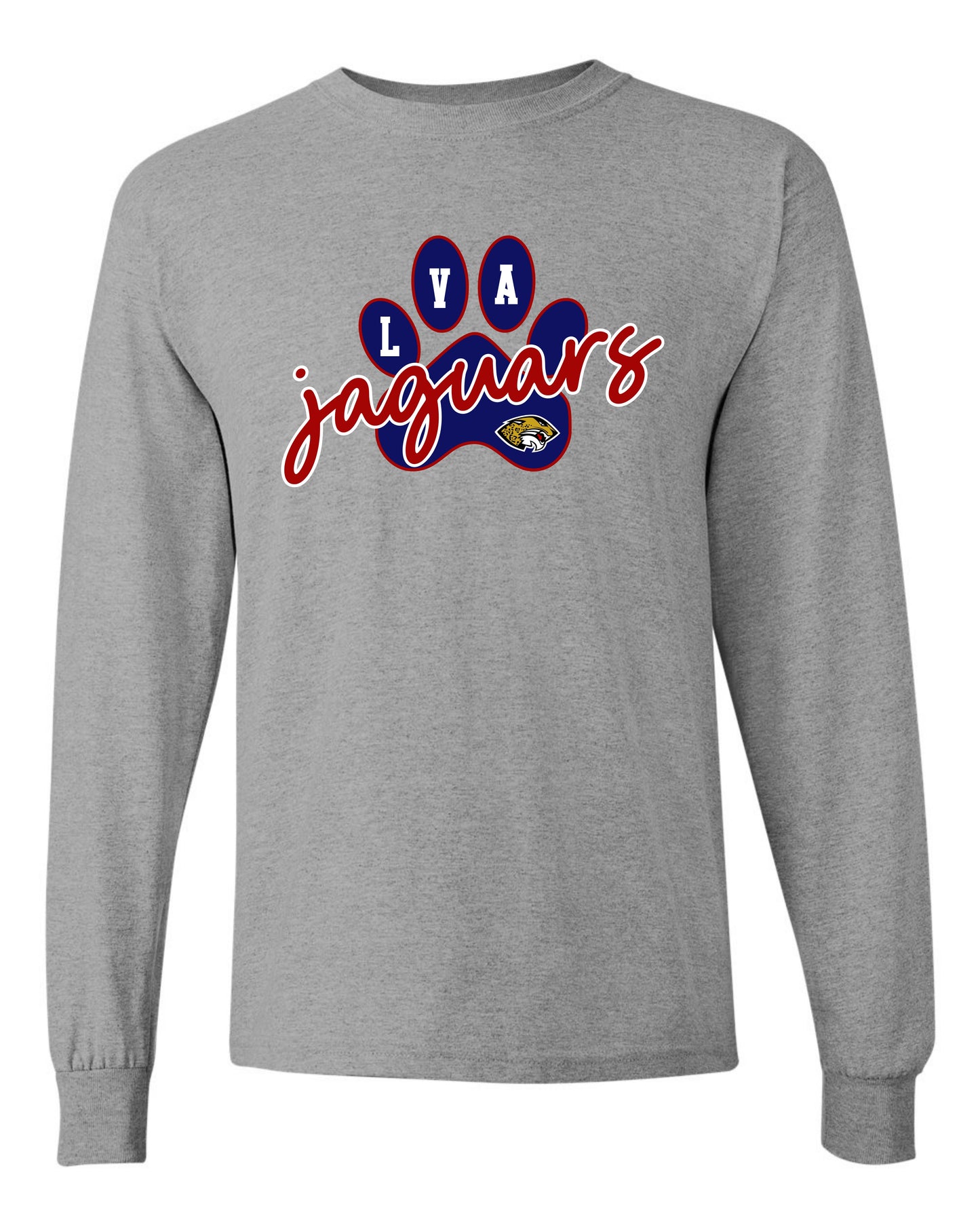 LVA Jaguars Paw - Adult Long Sleeve (Design Color Set 1)