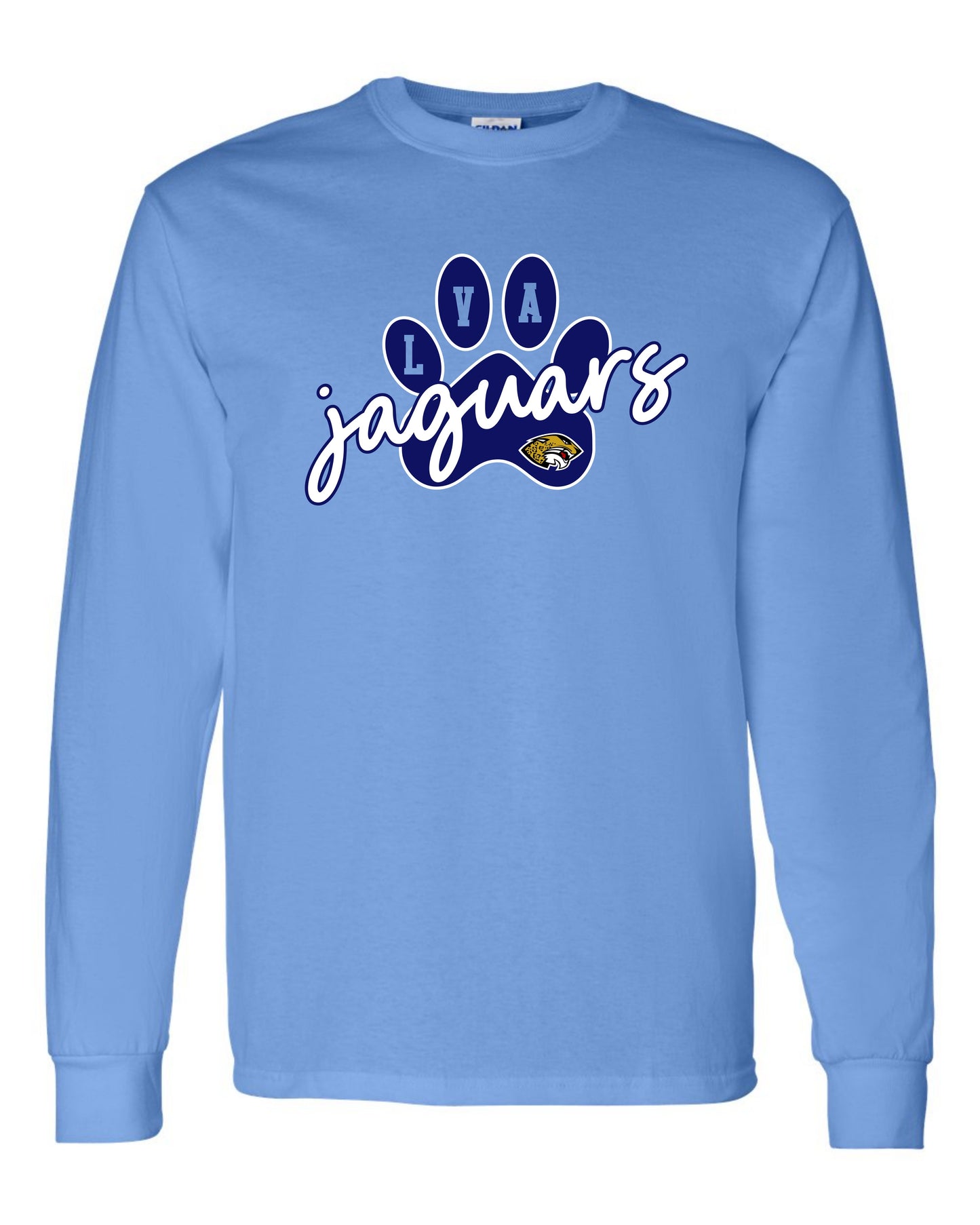 LVA Jaguars Paw - Adult Long Sleeve (Design Color Set 1)