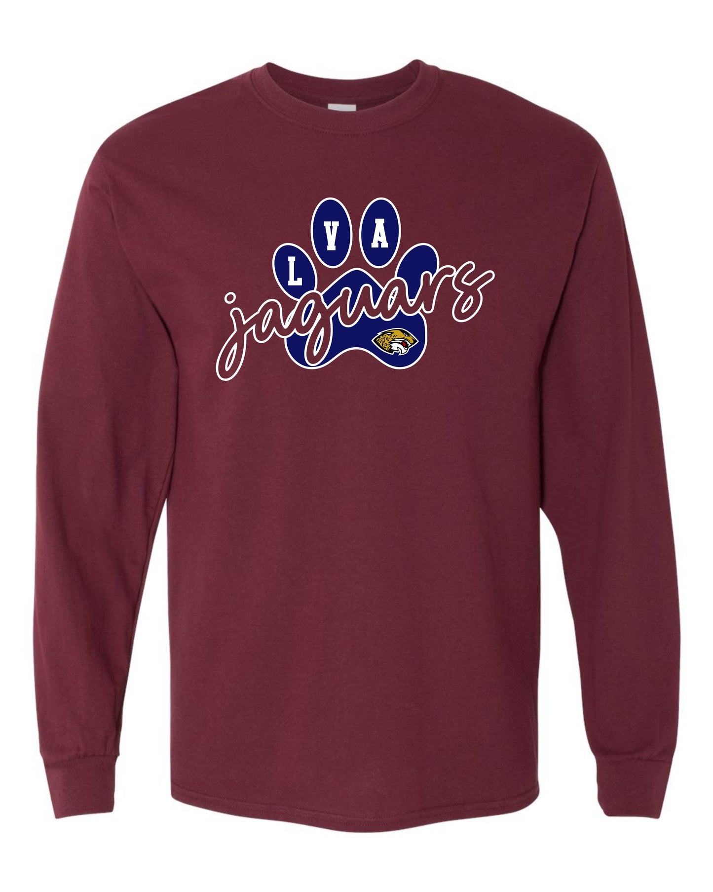 LVA Jaguars Paw - Adult Long Sleeve (Design Color Set 1)