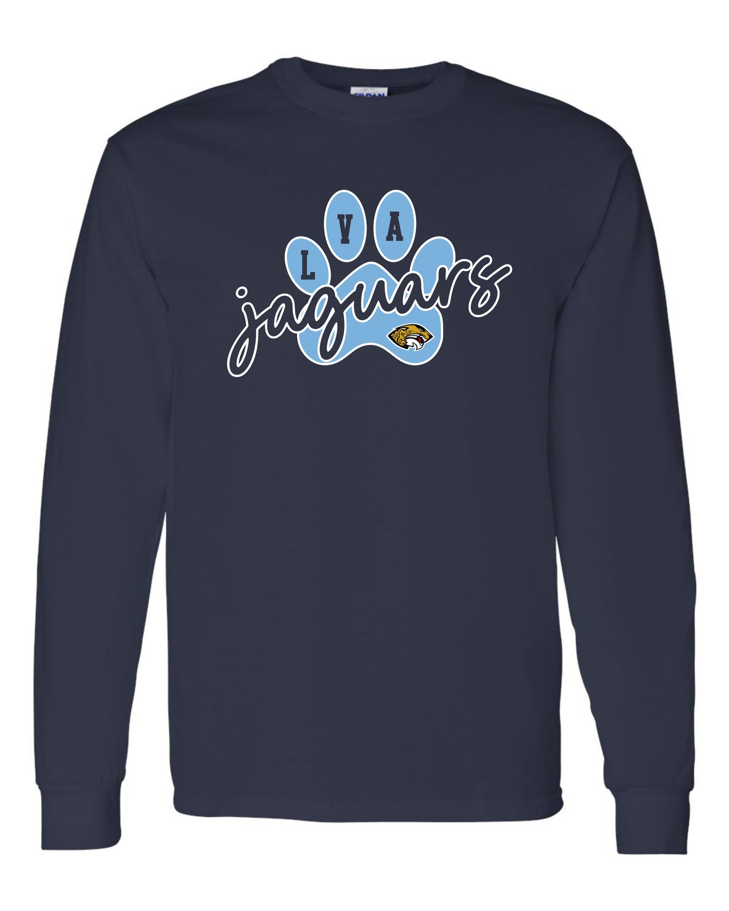 LVA Jaguars Paw - Adult Long Sleeve (Design Color Set 1)