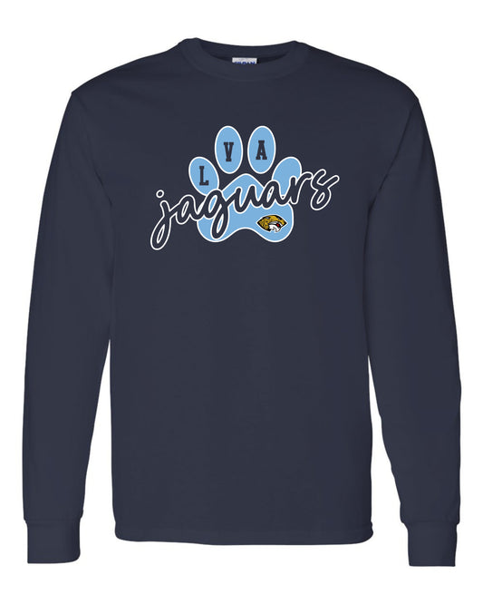 LVA Jaguars Paw - Adult Long Sleeve (Design Color Set 1)
