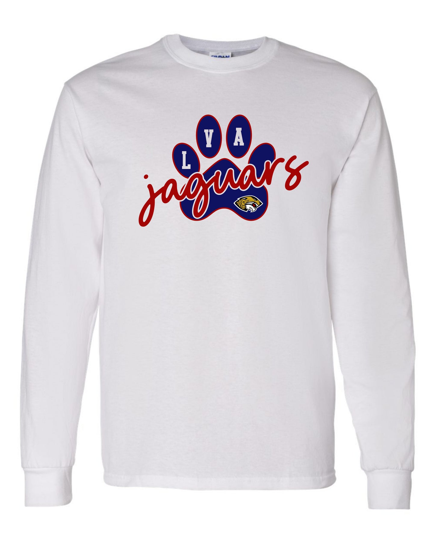 LVA Jaguars Paw - Adult Long Sleeve (Design Color Set 1)