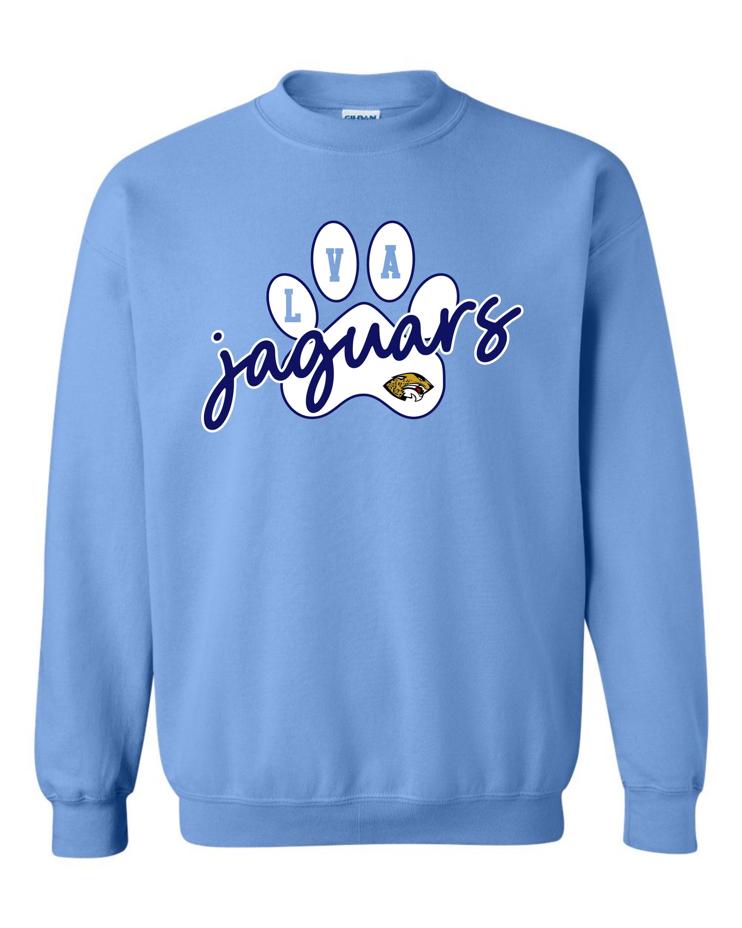 LVA Jaguars Paw - Adult Sweatshirts (Design Color Set 2)