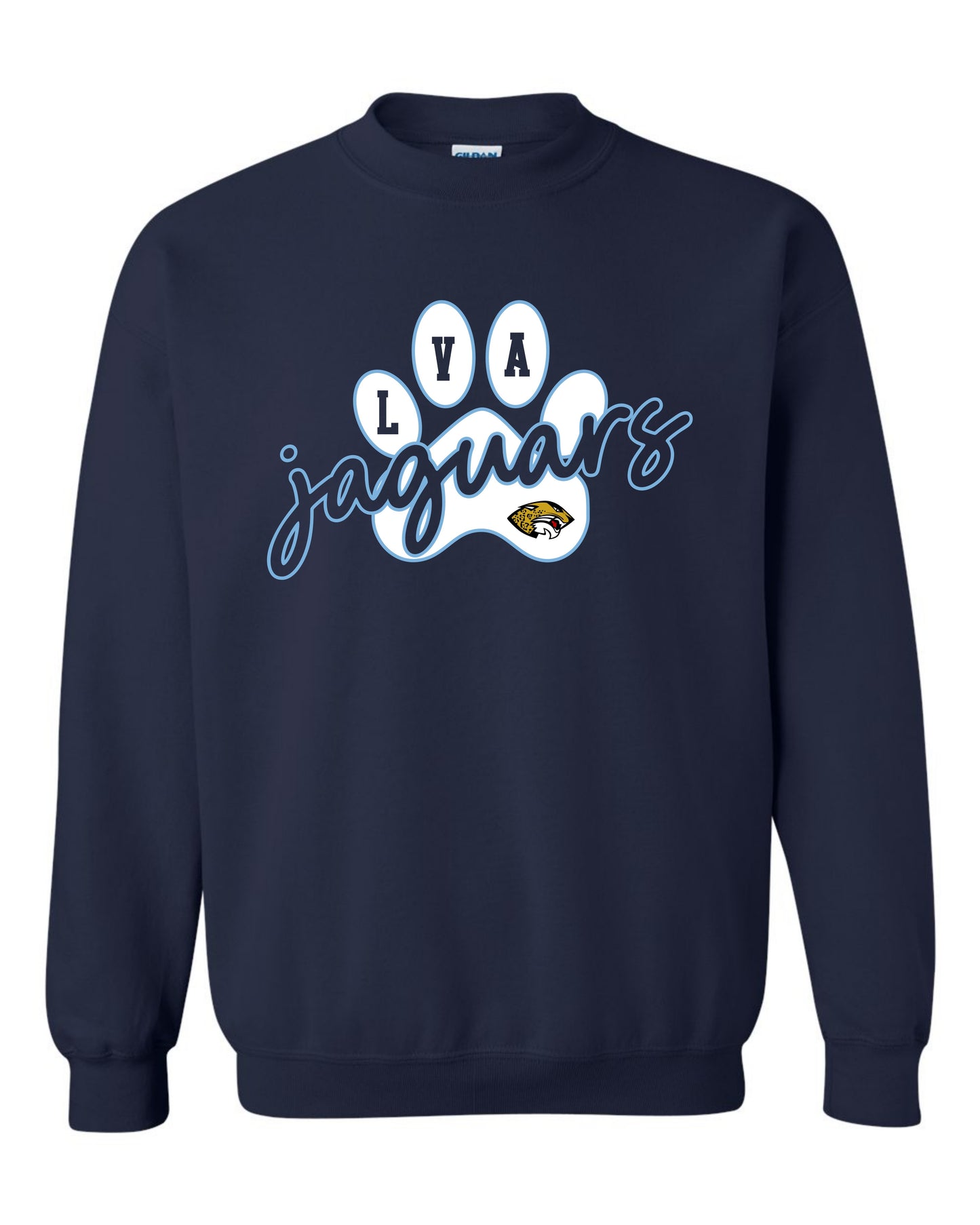LVA Jaguars Paw - Adult Sweatshirts (Design Color Set 2)