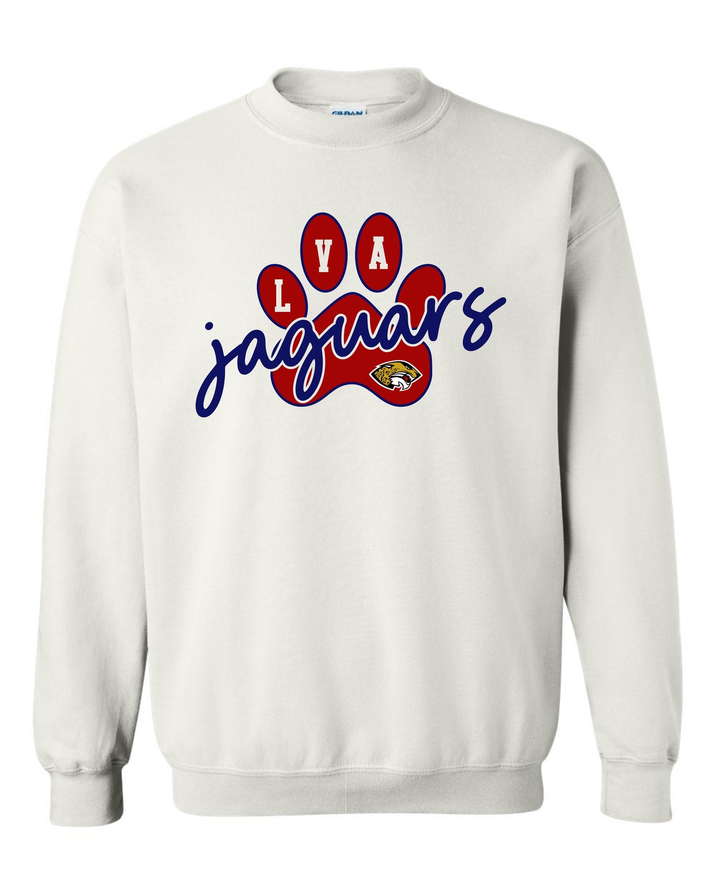 LVA Jaguars Paw - Adult Sweatshirts (Design Color Set 2)