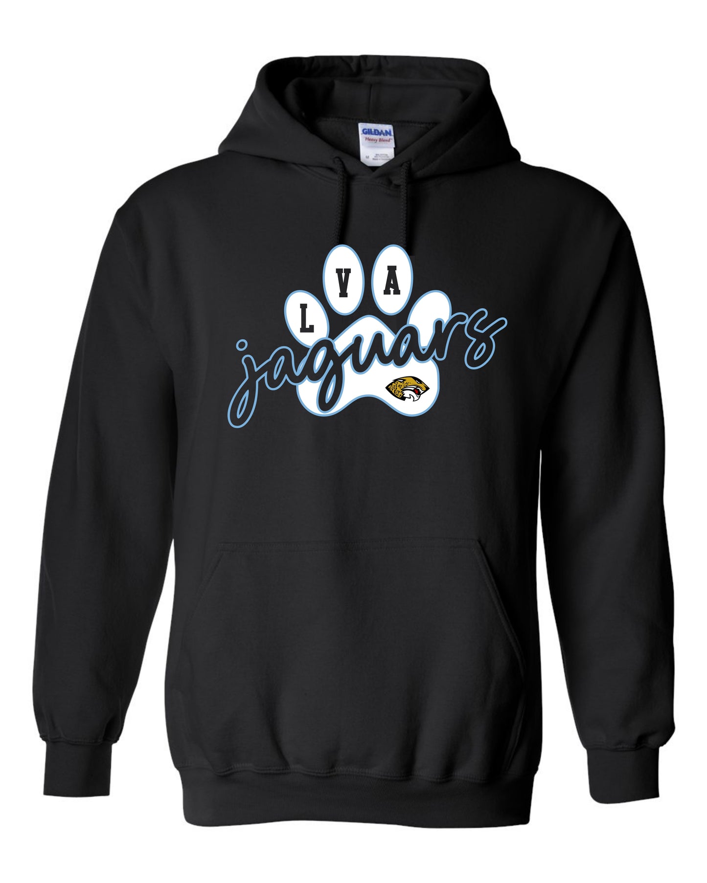 LVA Jaguars Paw - Adult Hoodie (Design Color Set 2)