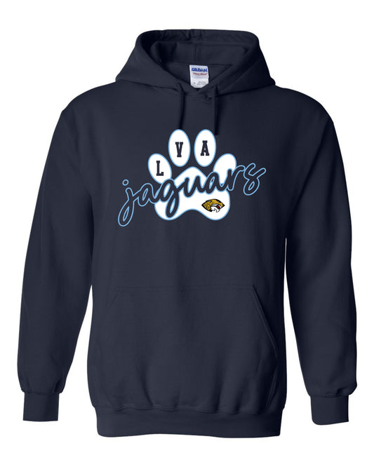 LVA Jaguars Paw - Adult Hoodie (Design Color Set 2)