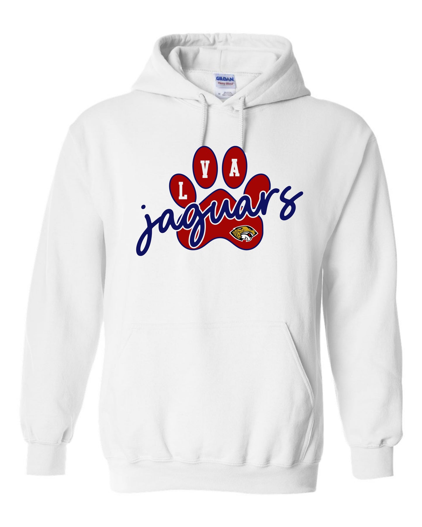 LVA Jaguars Paw - Adult Hoodie (Design Color Set 2)