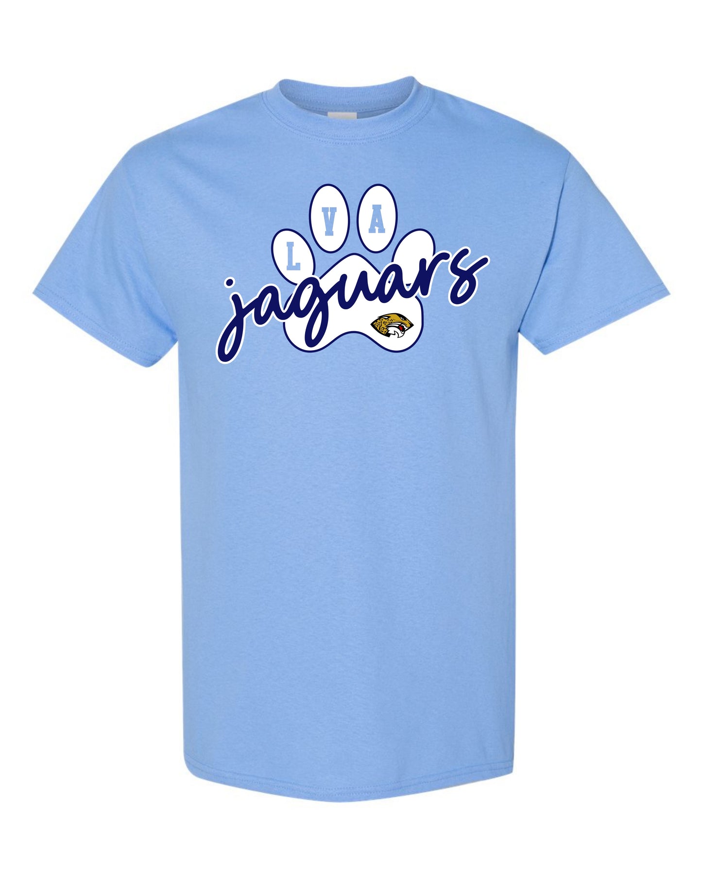LVA Jaguars Paw - Adult Tee (Design Color Set 2)