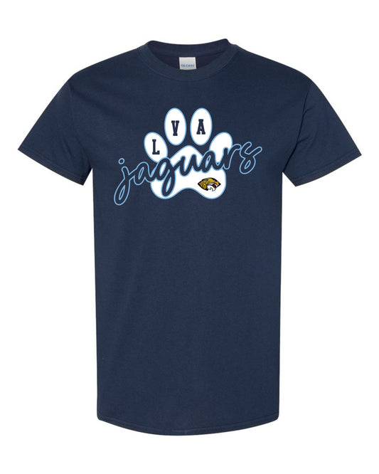 LVA Jaguars Paw - Adult Tee (Design Color Set 2)