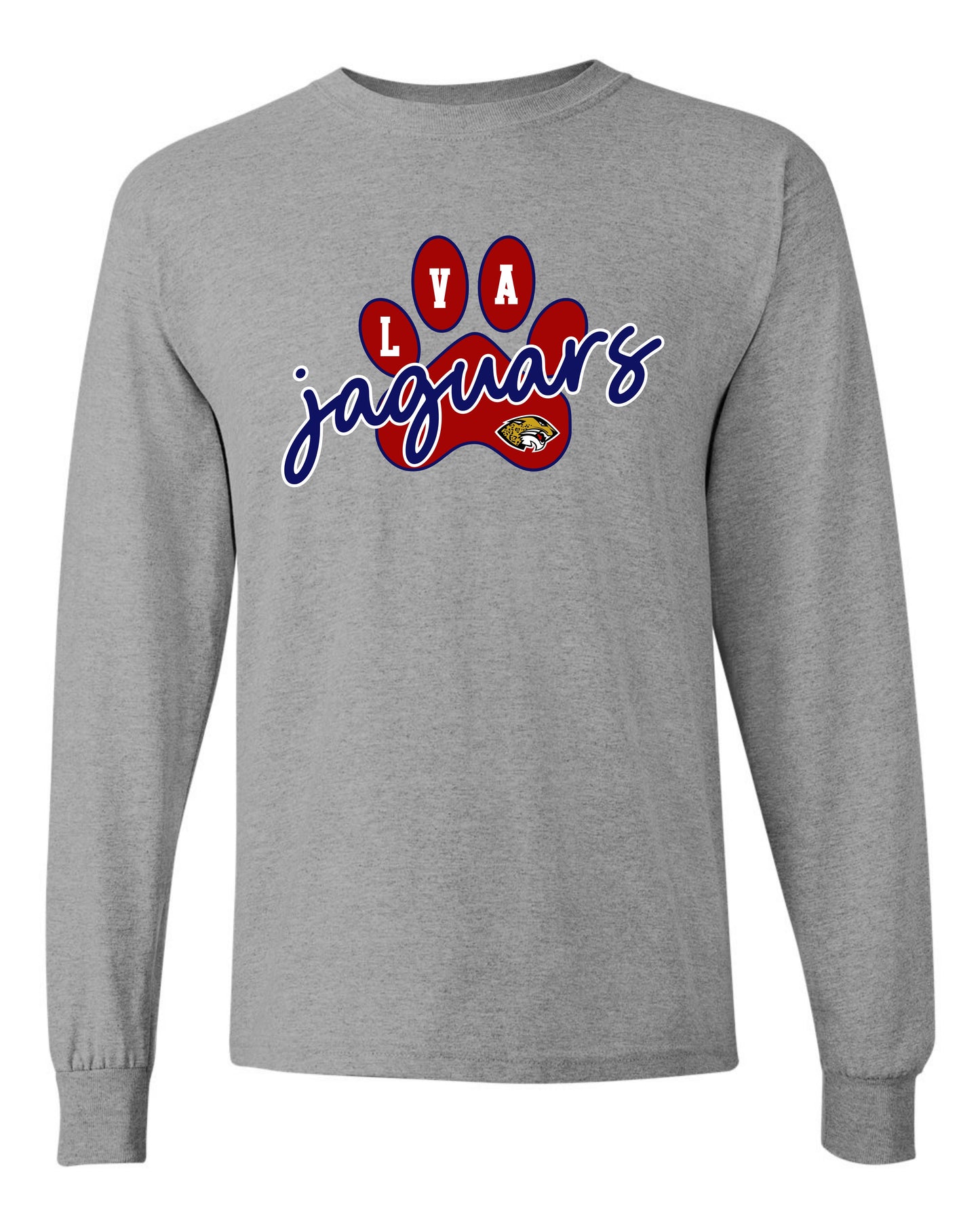 LVA Jaguars Paw - Adult Long Sleeve (Design Color Set 2)