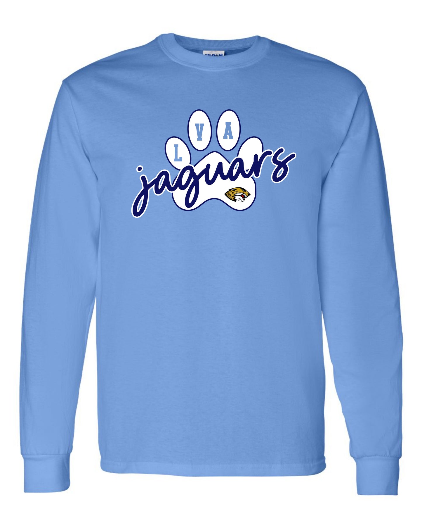 LVA Jaguars Paw - Adult Long Sleeve (Design Color Set 2)