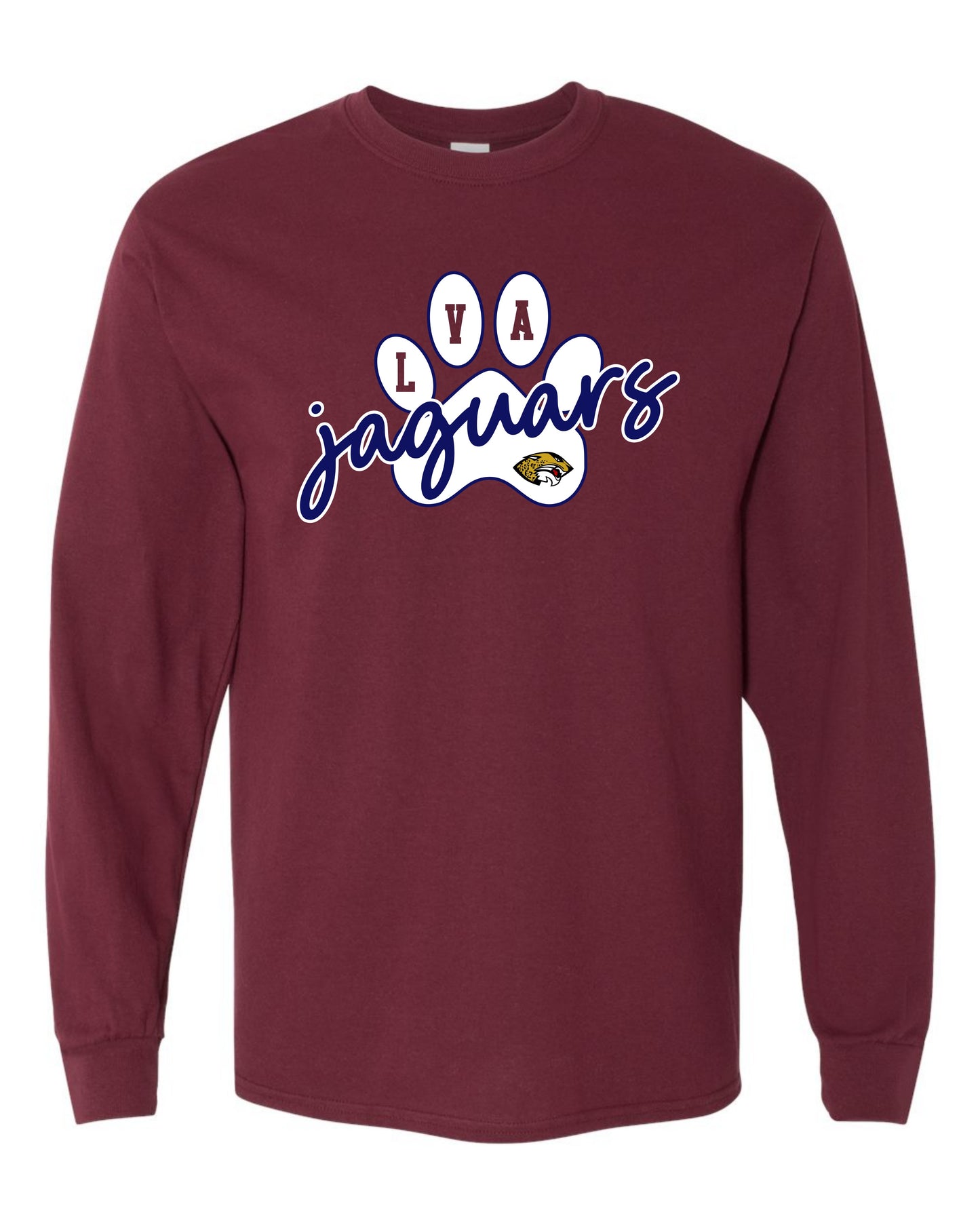 LVA Jaguars Paw - Adult Long Sleeve (Design Color Set 2)