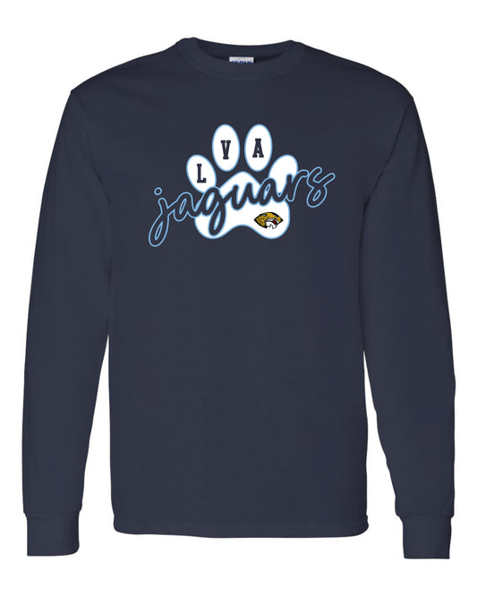 LVA Jaguars Paw - Adult Long Sleeve (Design Color Set 2)