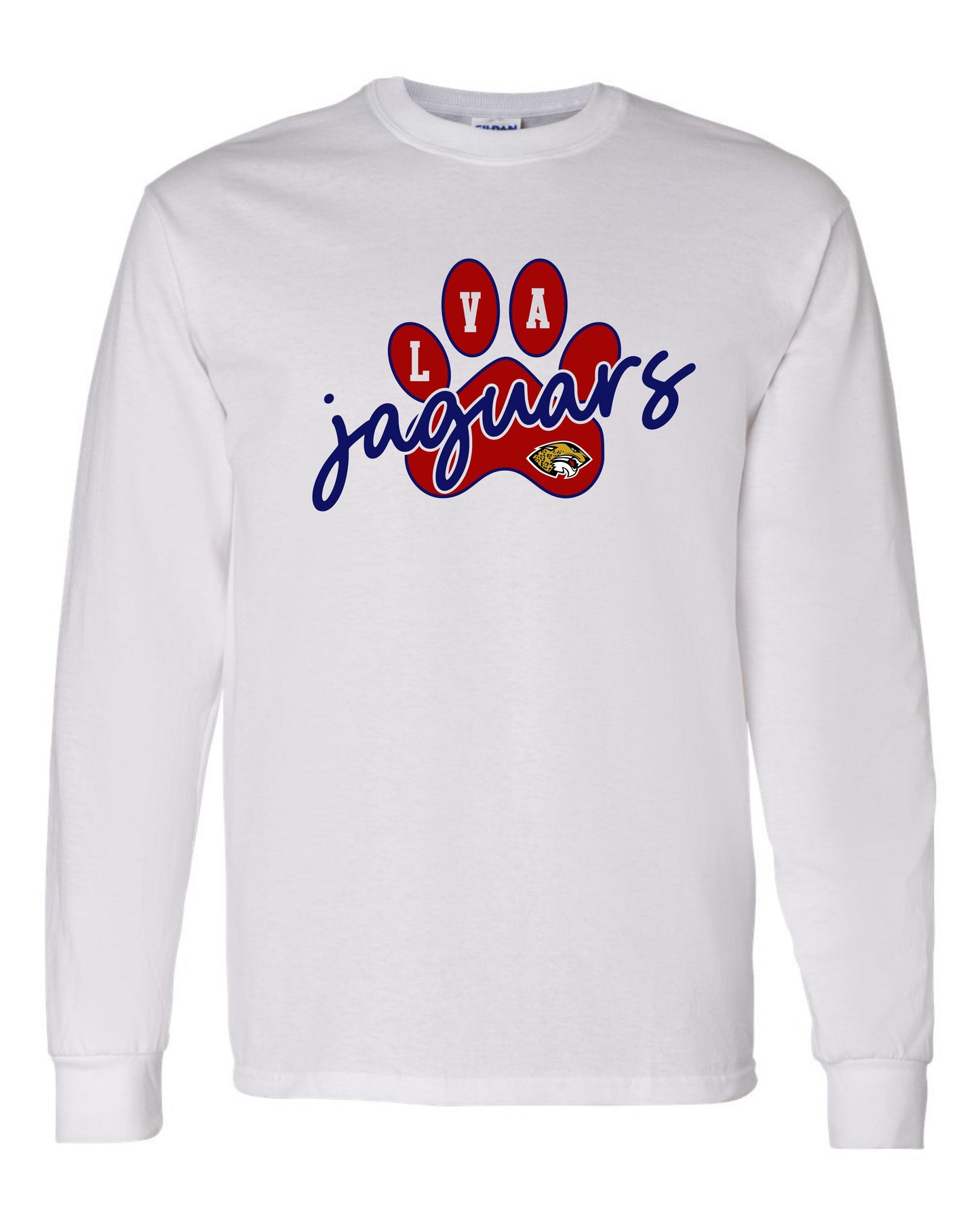 LVA Jaguars Paw - Adult Long Sleeve (Design Color Set 2)