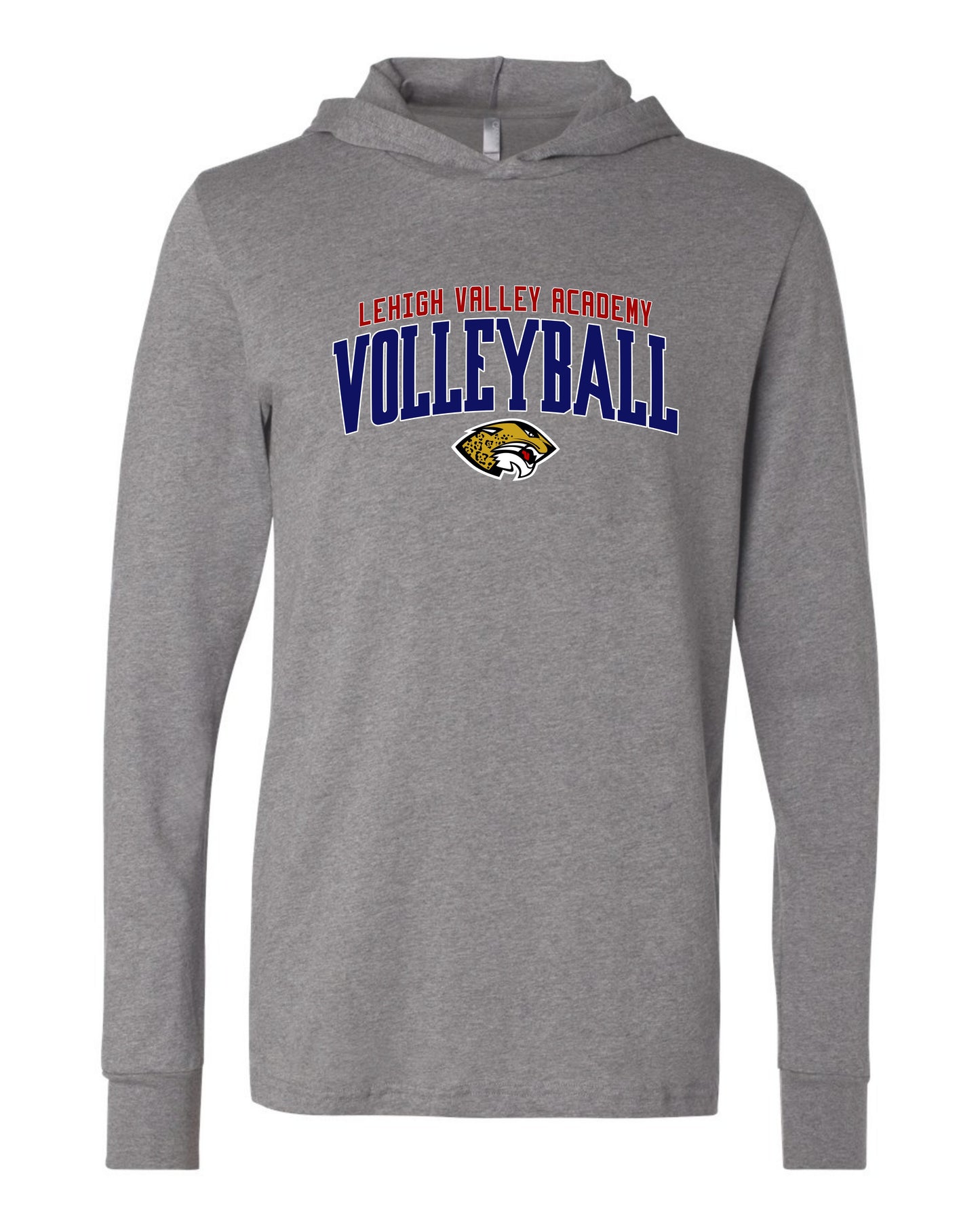 Lehigh Valley Academy Volleyball - Adult Hooded Long Sleeve