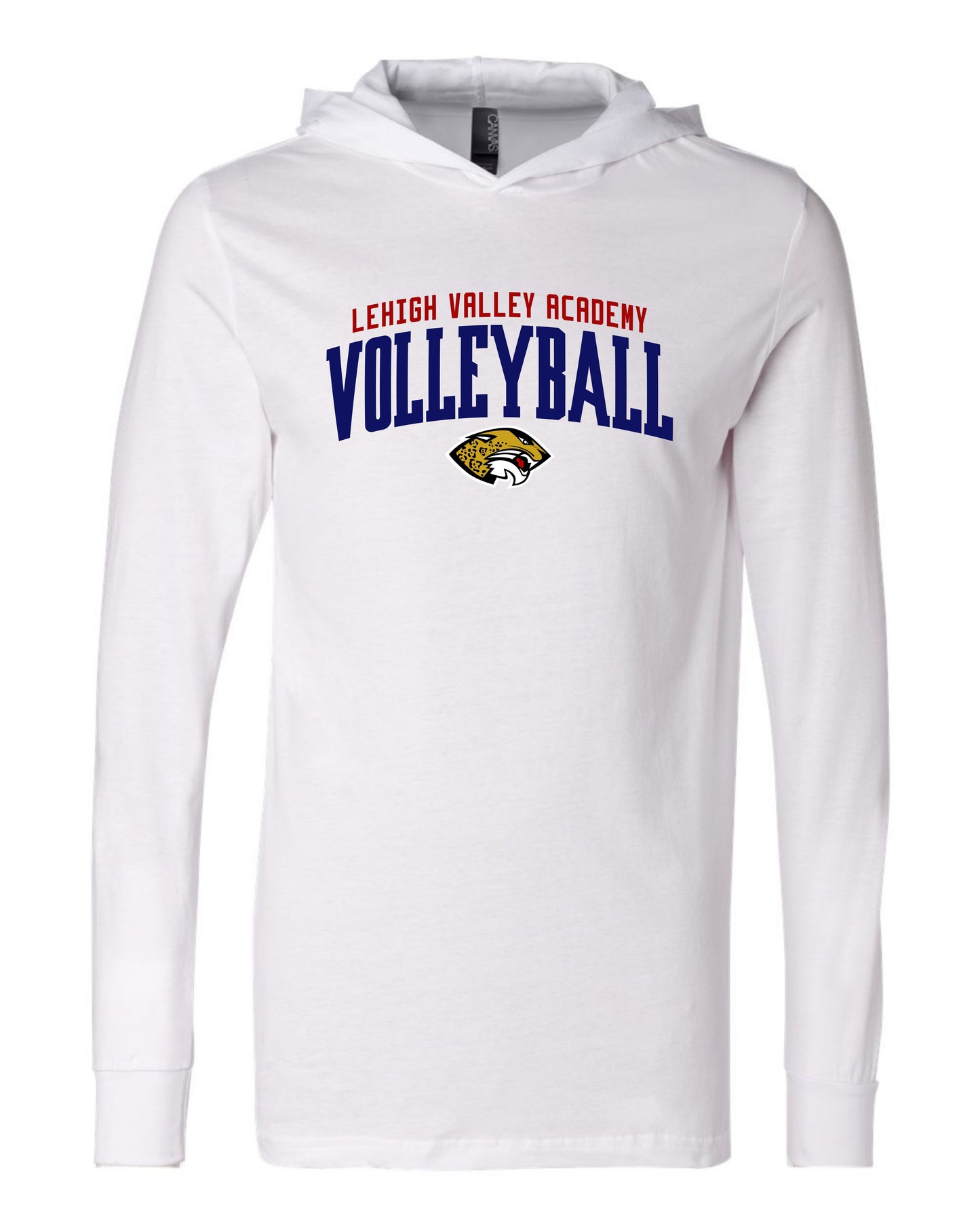Lehigh Valley Academy Volleyball - Adult Hooded Long Sleeve