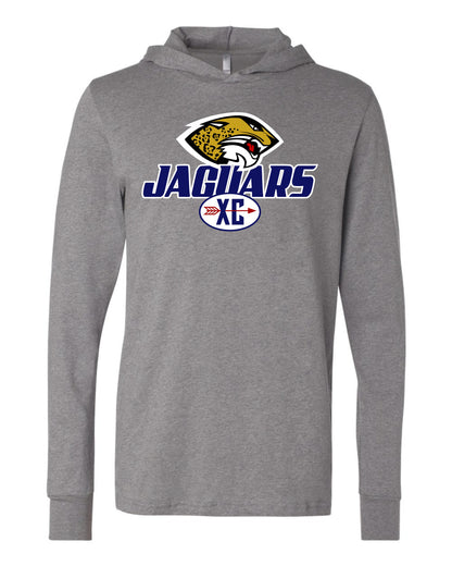 Jaguars Cross Country - Adult Hooded Long Sleeve