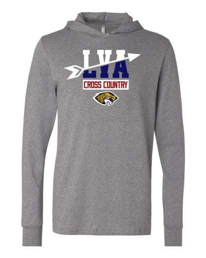 LVA Cross Country - Adult Hooded Long Sleeve (Design Color Set 2)