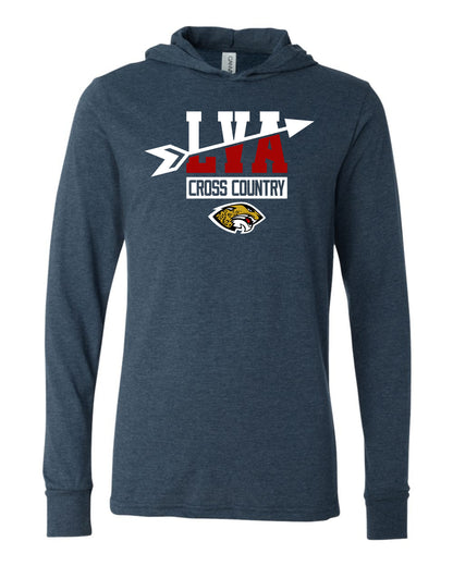 LVA Cross Country - Adult Hooded Long Sleeve (Design Color Set 1)