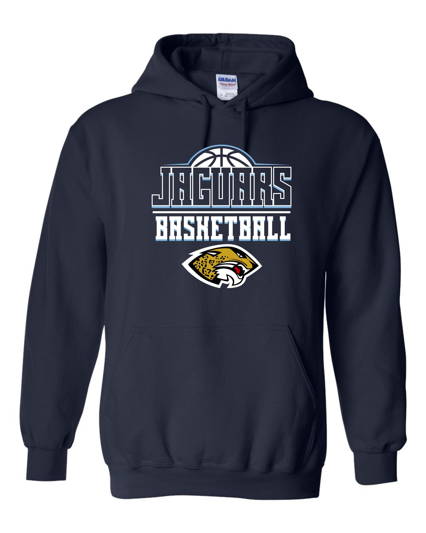 Jaguars Basketball 3D - Adult Hoodie