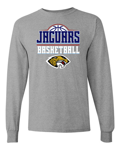 Jaguars Basketball 3D - Adult Long Sleeve
