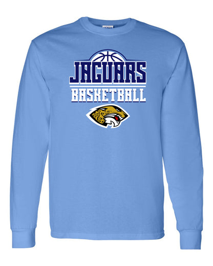Jaguars Basketball 3D - Adult Long Sleeve